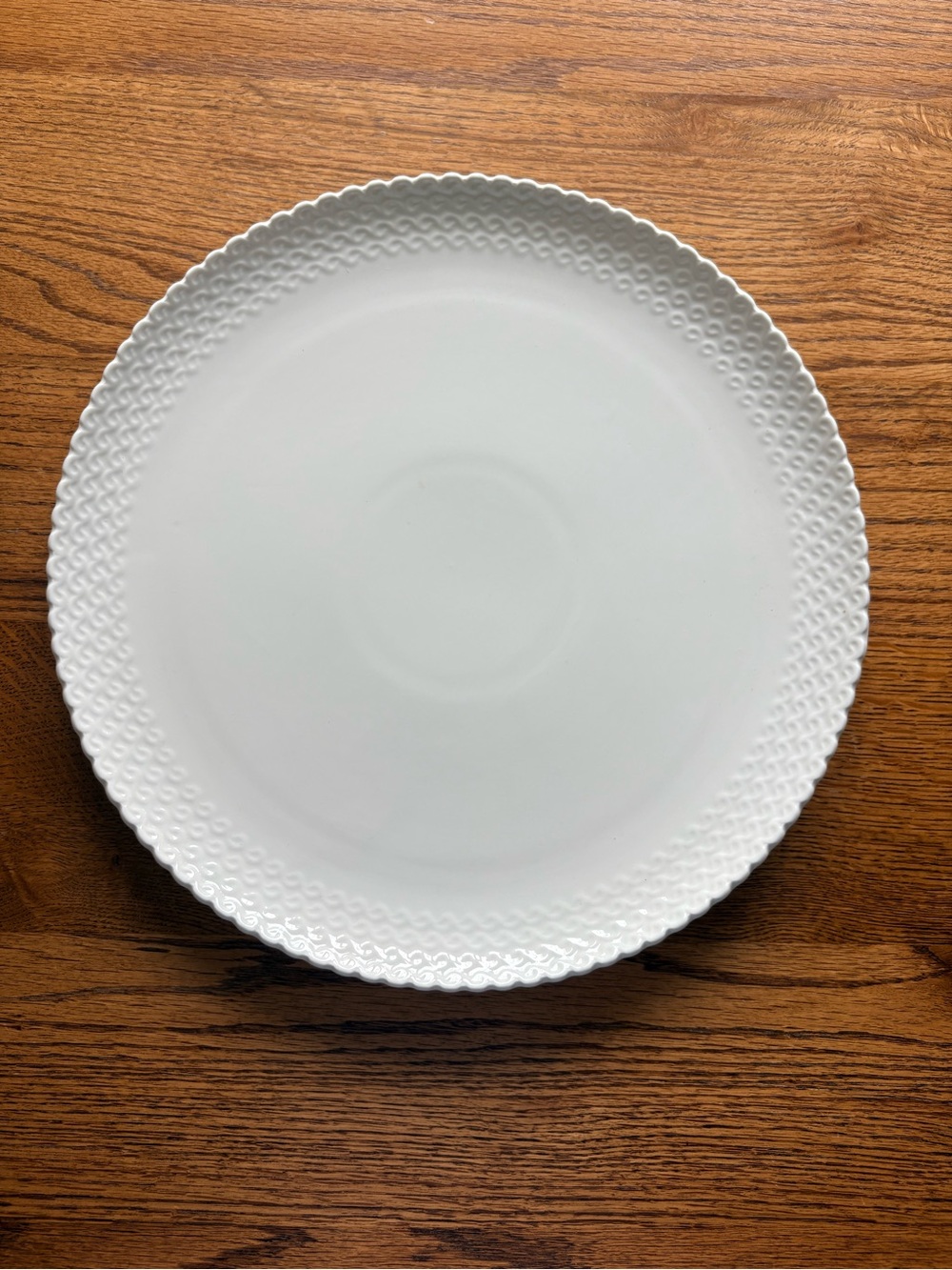 La Porcellana Bianca Momenti Piatto Torta CM 34 GB 13” white Cake plate